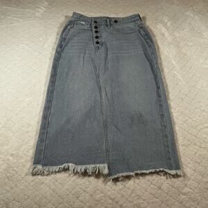 Xhange Denim Skirt - one tiny callout on back of waistband.  See photos